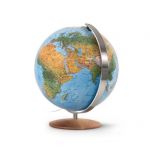 Räth Globus Leuchtglobus handkaschiert DFN3702 37cm Durchmesser Doppelbild-Kartografie physisch/politisch  DFN 3702 Erde