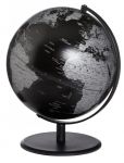 Emform Pluto politisch schwarz Design Globus 25cm black matt englisch SE-0832