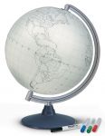 Räth Lehrmittel Stummer Globus Kreideglobus beschreibbar 30 cm Durchmesser  ST 30 62 mit Zubehör
